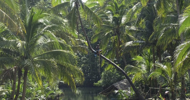 Río en Siargao, Filipinas